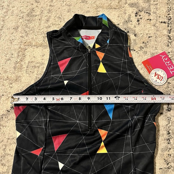 NWT Terry Bicycle Jersey Women M Sun Goddess Space Travel Cycling USA MADE - Picture 6 of 15